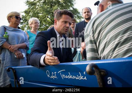 Rafal Trzaskowski à Varsovie, Pologne, le 29 mai 2018 (photo de Mateusz Wlodarczyk/NurPhoto) Banque D'Images