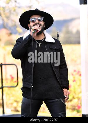 Sainte-Hélène, États-Unis. 02nd novembre 2022. Luis Figueroa se produit le jour 2 de Live in the Vineyard 2022 à Raymond Vineyard on 02 novembre 2022 à Napa, Californie. Photo: Casey Flanigan/imageSPACE/Sipa USA crédit: SIPA USA/Alay Live News Banque D'Images