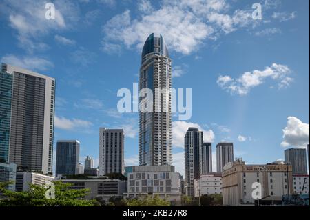 Descente en hauteur en journée Miami, Floride Banque D'Images