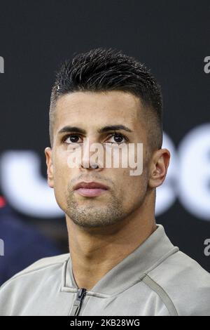 Le défenseur de Juventus Joao Cancelo (20) pendant le match de football de la série N.9 JUVENTUS - GÊNES le 20/10/2018 au stade Allianz de Turin, Italie.(photo de Matteo Bottanelli/NurPhoto) Banque D'Images