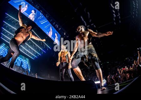 Jason Derulo joue en direct au Forum de Mediolanum à Milan, Italie, on 19 octobre 2018 (photo de Mairo Cinquetti/NurPhoto) Banque D'Images