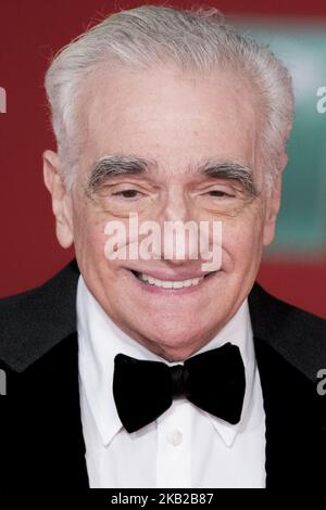 Martin Scorsese arrive sur le tapis rouge à l'édition 13th du Festival du film de Rome, à Rome, le lundi 22 octobre 2018. (Photo de Massimo Valicchia/NurPhoto) Banque D'Images