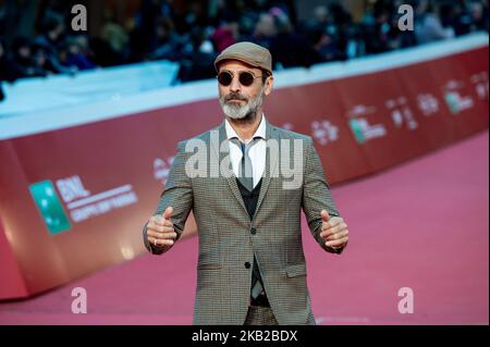 L'acteur et le mannequin raz Degan assiste au tapis rouge lors du Festival du film de Rome 13th à l'Auditorium Parco Della Musica le 22 octobre 2018. (Photo de Giuseppe Maffia/NurPhoto) Banque D'Images