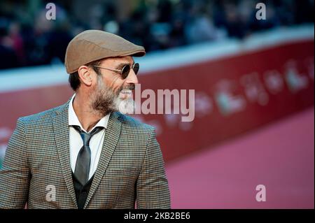 L'acteur et le mannequin raz Degan assiste au tapis rouge lors du Festival du film de Rome 13th à l'Auditorium Parco Della Musica le 22 octobre 2018. (Photo de Giuseppe Maffia/NurPhoto) Banque D'Images