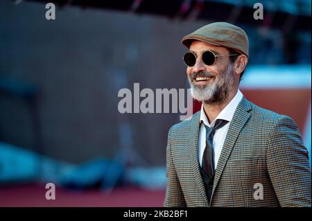 L'acteur et le mannequin raz Degan assiste au tapis rouge lors du Festival du film de Rome 13th à l'Auditorium Parco Della Musica le 22 octobre 2018. (Photo de Giuseppe Maffia/NurPhoto) Banque D'Images