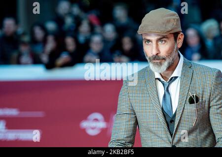 L'acteur et le mannequin raz Degan assiste au tapis rouge lors du Festival du film de Rome 13th à l'Auditorium Parco Della Musica le 22 octobre 2018. (Photo de Giuseppe Maffia/NurPhoto) Banque D'Images