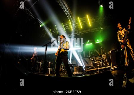 Le groupe italien de rock indépendant Marlene Kuntz se faisant en direct à Magazzini Generali Milan Italie (photo de Roberto Finizio/NurPhoto) Banque D'Images