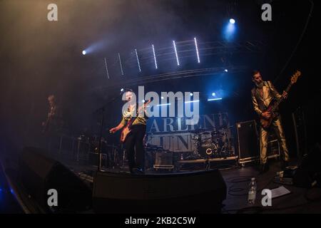 Le groupe italien de rock indépendant Marlene Kuntz se faisant en direct à Magazzini Generali Milan Italie (photo de Roberto Finizio/NurPhoto) Banque D'Images