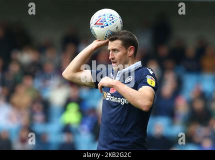 Londres, Royaume-Uni. 27 octobre 2018 Murray Wallace de Millwall pendant le match de championnat Sky Bet entre Millwall et Ipswich Town au Den Ground, Londres. (Photo par action Foto Sport/NurPhoto) Banque D'Images