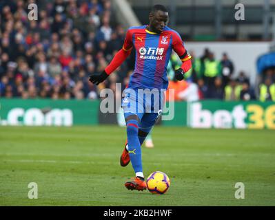 Londres, Angleterre - Cheikhou Kouyate du Palais de Cristal de 28 octobre 2018 pendant la première ligue entre le Palais de Cristal et l'Arsenal au stade de Selhurst Park, Londres, Angleterre, le 28 octobre 2018. (Photo par action Foto Sport/NurPhoto) Banque D'Images