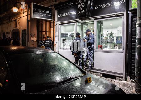 Embuscade de la Camorra à San Giovanni a Teduccio, Naples est. Un mort Salvatore Soropago a été blessé pour vol et a 37 ans et un censeur blessé de 1997, Naples, Italie octobre le 30,2018 (photo de Paolo Manzo/NurPhoto) Banque D'Images