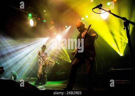 Skye Edwards, du groupe électronique anglais Morcheeba, se présentant en direct à Alcatraz à Milan, en Italie, sur 5 novembre 2018. (Photo de Roberto Finizio/NurPhoto) Banque D'Images