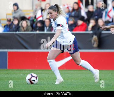 Rotherham, Royaume-Uni, 11 novembre 2018. Mel Lawley lors du match international féminin entre les femmes d'Angleterre et les femmes de Suède au stade de New York Rotherham, en Angleterre, le 11 novembre 2018. (Photo par action Foto Sport/NurPhoto) Banque D'Images