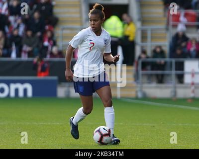 Rotherham, Royaume-Uni, 11 novembre 2018. Nikita Parris of England Women lors du match international féminin entre les femmes d'Angleterre et les femmes de Suède au stade de New York Rotherham, en Angleterre, le 11 novembre 2018. (Photo par action Foto Sport/NurPhoto) Banque D'Images