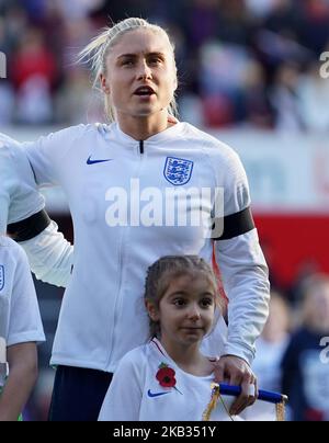 Rotherham, Royaume-Uni, 11 novembre 2018. Steph Houghton d'Angleterre femmes lors du match international des femmes entre les femmes d'Angleterre et les femmes de Suède au New York Stadium Rotherham, Angleterre, le 11 novembre 2018. (Photo par action Foto Sport/NurPhoto) Banque D'Images