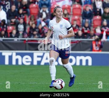 Rotherham, Royaume-Uni, 11 novembre 2018. Lucy Bronze of England Women lors du match international féminin entre England Women et Sweden Women au New York Stadium Rotherham, Angleterre, le 11 novembre 2018. (Photo par action Foto Sport/NurPhoto) Banque D'Images