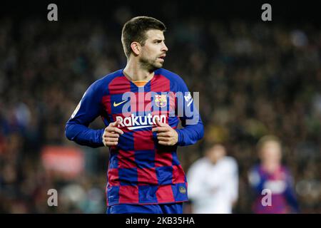 Barcelone, Espagne. Dec 18, 2019. 03 Gerard Pique d'Espagne du FC Barcelone au cours de la Liga entre le FC Barcelone et le Real Madrid au Camp Nou le 18 décembre 2019 à Barcelone, Espagne. Credit : CORDON PRESS/Alamy Live News Banque D'Images