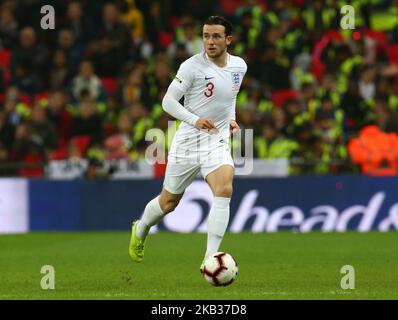 Ben Chilwell en action en Angleterre lors du match de football amical entre l'Angleterre et les États-Unis au stade Wembley à Londres, en Angleterre, le 15 novembre 2018. (Photo par action Foto Sport/NurPhoto) Banque D'Images