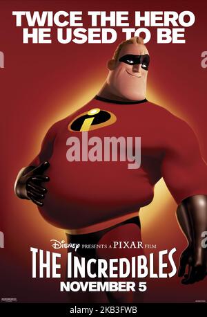 Les indestructibles, BOB PARR AKA MONSIEUR INCROYABLE, 2004 Banque D'Images