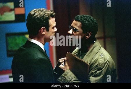 LE CANDIDAT MANCHURIEN, LIEV SCHREIBER, DENZEL WASHINGTON, 2004 Banque D'Images