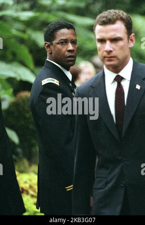 LE CANDIDAT MANCHURIEN, DENZEL WASHINGTON, LIEV SCHREIBER, 2004 Banque D'Images