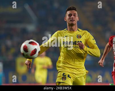 Daniel Raba de Villarreal CF pendant la Copa del Rey entre Villarreal CF et UD Almeria au stade de la Ceramica sur 5 décembre 2018 à Vila-Real, Espagne (photo de Maria Jose Segovia/NurPhoto) Banque D'Images