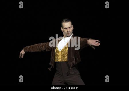 Représentation du Gala du 40th anniversaire - Ballet national d'Espagne, dirigé par Antonio Najarro au Teatro de la Zarzuela à Madrid. Sur 07 décembre 2018 à Madrid Espagne. (Photo par Oscar Gonzalez/NurPhoto) Banque D'Images