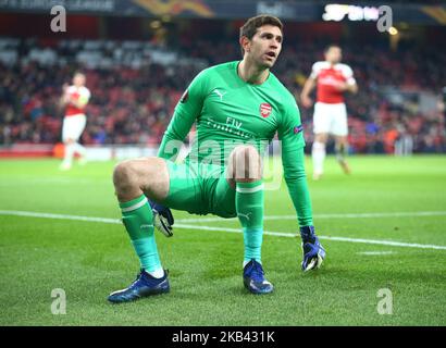 Londres, Royaume-Uni, 13 décembre 2018 Emiliano Marnez d'Arsenal pendant Europa League Group E entre Arsenal et de Qarabag FK au stade Emirates, Londres, Angleterre, le 13 décembre 2018. (Photo par action Foto Sport/NurPhoto) Banque D'Images