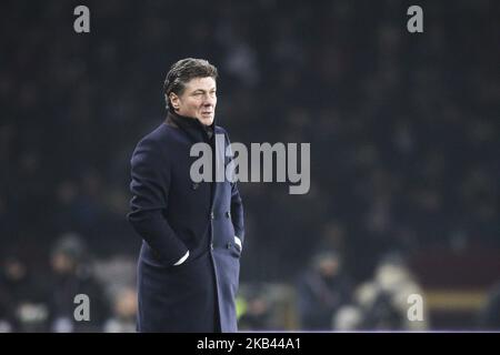 L'entraîneur de Turin Walter Mazzarri lors du match de football de la série N.16 TORINO - JUVENTUS le 15/12/2018 au Stadio Olimpico Grande Torino à Turin, Italie.(photo de Matteo Bottanelli/NurPhoto) Banque D'Images