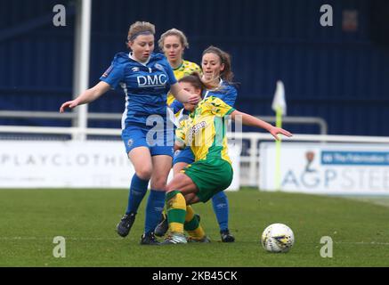 Londres, Angleterre - 16 décembre 2018 Karen Stephanou de Billericay Town Dames pendant FA Women's National League Division 1 Sud-est entre Billericay Town Dames et Norwich City Dames au stade AGP Arena , Billericay , Angleterre le 16 décembre 2018. (Photo par action Foto Sport/NurPhoto) Banque D'Images