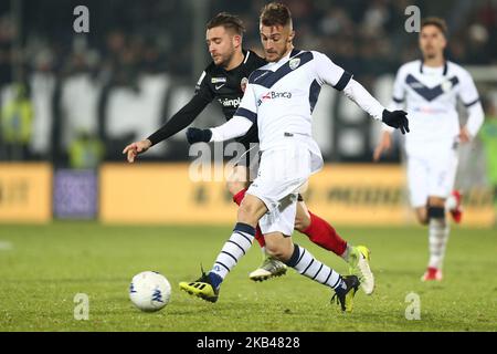 Alfredo Donnarumma lors du match de la série italienne B 2018/2019 entre Ascoli Calcio 1898 FC et le club de football de Brescia au Stadio Cino e Lillo Del Duca on 22 décembre 2018 à Ascoli Piceno, en Italie. (Photo de Danilo Di Giovanni/NurPhoto) Banque D'Images