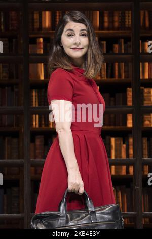 Ana Fernandez pendant la représentation DE LA CULPA au Teatro Bellas Artes à Madrid, Espagne. 8 janvier 2019 (photo par Oscar Gonzalez/NurPhoto) Banque D'Images