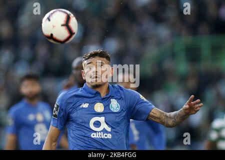 Tiquinho Soares de Porto pendant Primeira Liga 2018/19 match entre Sporting CP vs FC Porto, à Lisbonne, sur 12 janvier 2019. (Photo de Carlos Palma/NurPhoto) Banque D'Images