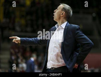 Vincent Collet, en action lors du match du groupe D de la Ligue des champions de basket-ball de la FIBA entre SIG Strasbourg (STR) et Neptunas Klaipeda (NEP) Rhenus Sport à Strasbourg, France sur 15 janvier 2019. (Photo par Elyxandro Cegarra/NurPhoto) Banque D'Images