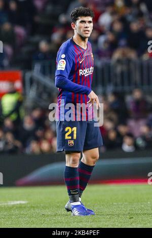 Carles Alena (21) du FC Barcelone pendant le match FC Barcelone contre CD Leganes, pour la ronde 20 de la Liga Santander, joué au Camp Nou le 20th janvier 2019 à Barcelone, Espagne. (Photo de Mikel Trigueros/Urbanandsport/NurPhoto) Banque D'Images