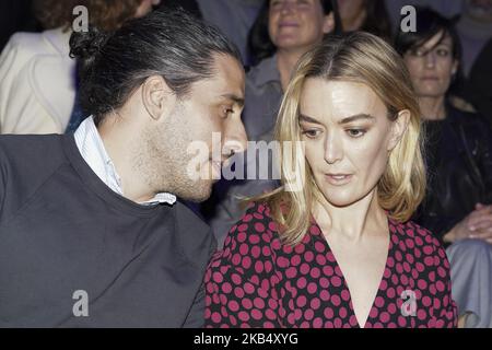 Marta Ortega et Carlos Torretta assistent à la semaine de la mode Mercedes Benz de Madrid automne / hiver 2019-2020 sur 26 janvier 2019 à Madrid, Espagne (photo par Oscar Gonzalez/NurPhoto) Banque D'Images