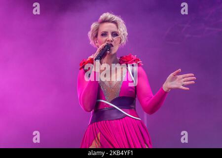 Claire Richards au cours de la tournée estivale des marches 2018 avec des marches à la Northern Echo Arena, Darlington, Angleterre, le dimanche 27th mai 2018. (Photo de Mark Fletcher/NurPhoto) Banque D'Images