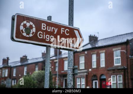 Un point de vue général lors du match Sky Bet League 2 entre Bury et Lincoln City à Gigg Lane, Bury, le samedi 26th janvier 2019. (Photo de MI News & Sport Ltd/NurPhoto) Banque D'Images