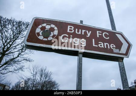 Un point de vue général lors du match Sky Bet League 2 entre Bury et Lincoln City à Gigg Lane, Bury, le samedi 26th janvier 2019. (Photo de MI News & Sport Ltd/NurPhoto) Banque D'Images