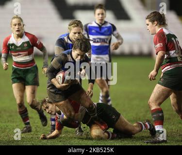 Rosie Blount des requins du parc Darlington Mowden pendant le match du premier ministre des Tirells 15s entre les requins du parc Darlington Mowden et Firwood Waterloo à la Northern Echo Arena de Darlington, au Royaume-Uni, samedi, à 26 janvier 2019. (Photo par MI News/NurPhoto) Banque D'Images