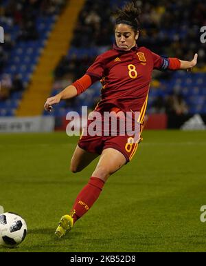 Marta Torrejon de l'Espagne pendant le match avant le match international de football féminin entre l'Espagne et les Etats-Unis à Estadio José Rico Perez sur 22 janvier à Alicante, Espagne. (Photo par action Foto Sport/NurPhoto) Banque D'Images