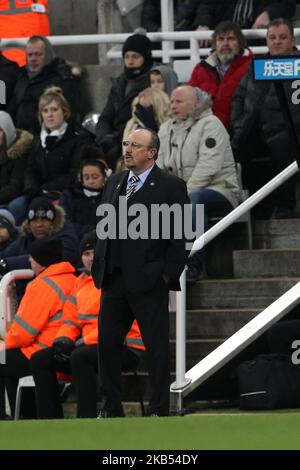 Rafa Benitez, gérant de Newcastle United, lors du match de la première Ligue entre Newcastle United et Manchester City au parc St. James's de Newcastle, Royaume-Uni, mardi, 29 janvier 2019. (Photo par MI News/NurPhoto) Banque D'Images