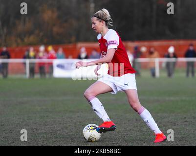 Janni Arnth d'Arsenal lors du match de football de la coupe FA pour femmes SSE entre Crawley Wasps Ladies et Arsenal Women au Oakwood FC sur 3 janvier 2019 à Crawley, en Angleterre. (Photo par action Foto Sport/NurPhoto) Banque D'Images