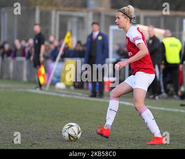 Janni Arnth d'Arsenal lors du match de football de la coupe FA pour femmes SSE entre Crawley Wasps Ladies et Arsenal Women au Oakwood FC sur 3 janvier 2019 à Crawley, en Angleterre. (Photo par action Foto Sport/NurPhoto) Banque D'Images