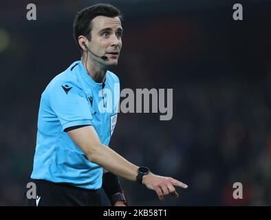 Londres, Angleterre, 3rd novembre 2022. Arbitre Erik Lambrechts lors du match de l'UEFA Europa League au stade Emirates de Londres. Le crédit photo devrait se lire: Paul Terry / Sportimage Banque D'Images