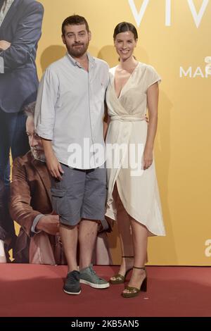 Rocio Anker participe à la première 'Vivir dos vèces' au Capitol Cinema de Madrid, Espagne, le 5 septembre 2019 (photo de Carlos Dafonte/NurPhoto) Banque D'Images