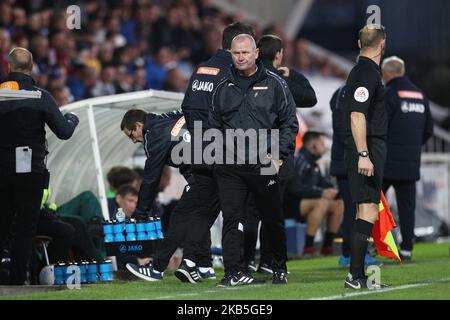 Alan Dowson, directeur de Woking, lors du match de la Vanarama National League entre Hartlepool United et Woking à Victoria Park, Hartlepool, le samedi 7th septembre 2019. (Photo de Mark Fletcher/MI News/NurPhoto) Banque D'Images