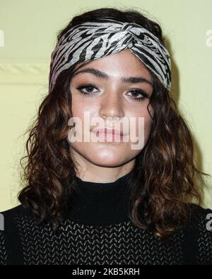 MANHATTAN, NEW YORK CITY, NEW YORK, Etats-Unis - SEPTEMBRE 09 : Luna Blaise arrive à alice + olivia par Stacey Bendet pendant la Fashion week de New York : les spectacles tenus aux STUDIOS ROOT sur 9 septembre 2019 à Manhattan, New York, Etats-Unis. (Photo par Xavier Collin/image Press Agency/NurPhoto) Banque D'Images