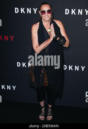 BROOKLYN, NEW YORK CITY, NEW YORK, États-Unis - SEPTEMBRE 09 : Donna Karan arrive à la fête d'anniversaire DKNY 30th qui a lieu à l'entrepôt de St. Ann sur 9 septembre 2019 à Brooklyn, New York, États-Unis. (Photo par Xavier Collin/image Press Agency/NurPhoto) Banque D'Images