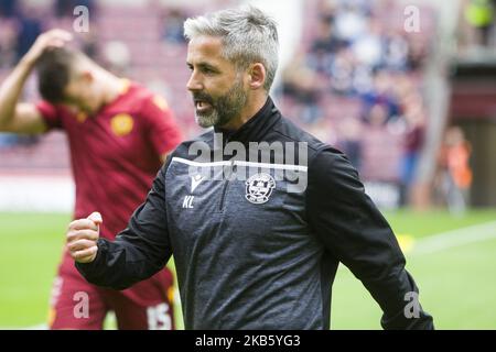 Stephen Robinson, directeur de Motherwell, en prévision du match entre Hearts et Motherwell de la Scottish Premier League, au parc Tynecastle, le 14 septembre 2019 à Édimbourg, en Écosse. (Photo par Ewan Bootman/NurPhoto) Banque D'Images